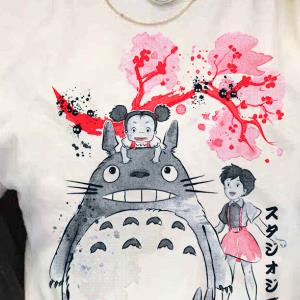 Cherry Blossom My Neighbor Totoro Satsuki Mei Shirt
