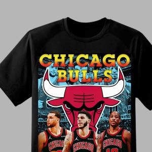 Chicago Bulls Inspired 90s Style Retro Vintage Graphic T Shirt