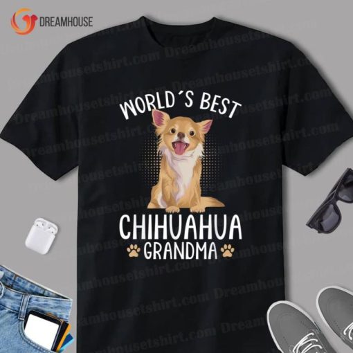 Chihuahua Grandma Funny Dog Women Shirt