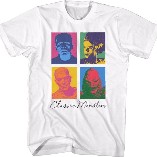 Classic Pop Art Universal Monsters T-Shirt
