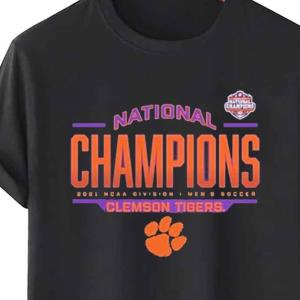 Clemson Tigers 2021 NCAA Soccer National Championship Shirt