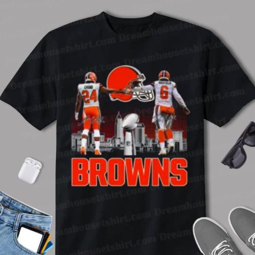 Cleveland Browns Chubb And Mayfield Signatures Shirt