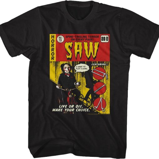 Comic Book Cover Saw T-Shirt