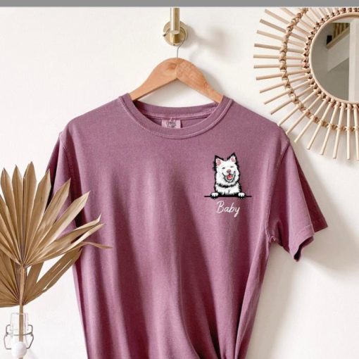Custom Dog Shirt, Custom Comfort Colors Dog Shirt, Comfort Colors, Personalized Dog Shirt, Dog Lovers Shirt, Gift For Christmas Shirt