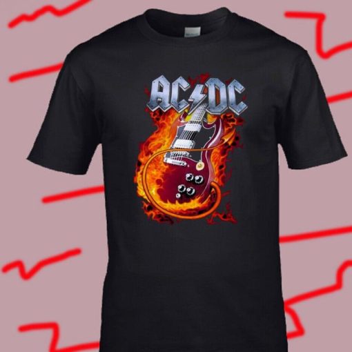 DELITAcdc Ac Dc Guitar Shirt