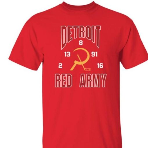 Detroit Red Army Red Mikkel Shirt