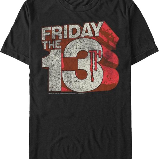 Distressed Logo Friday the 13th T-Shirt