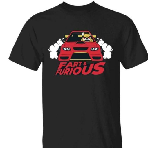 Dog Car Fart Furious Shirt