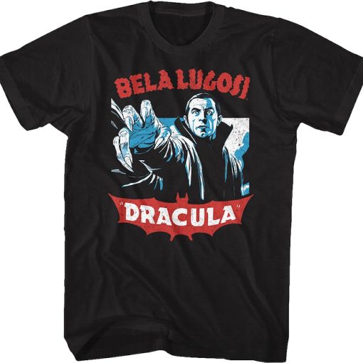 Dracula Illustration Bela Lugosi T-Shirt