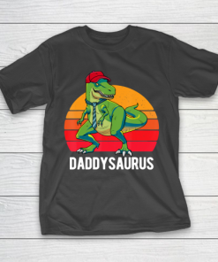 Father gift shirt Daddysaurus Shirt Fathers Day Gifts T Rex Daddy Saurus Men T Shirt T-Shirt