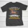 Father gift shirt Mens Never Underestimate An Old Man With An American Saddlebred T Shirt T-Shirt