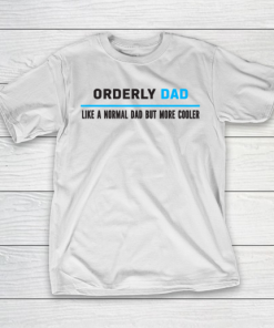 Father gift shirt Mens Orderly Dad Like A Normal Dad But Cooler Funny Dad’s T Shirt T-Shirt