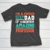 Father gift shirt Mens Proud Stepdad Of A Freakin Awesome Professor  Stepfather T Shirt T-Shirt