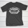 Father’s Day Funny Gift Ideas Apparel  Daddy Superhero Dad Son Shirt T Shirt T-Shirt