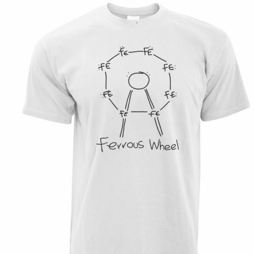 Ferrous Ferris Wheel Pun Funny Slogan Geeky Shirt