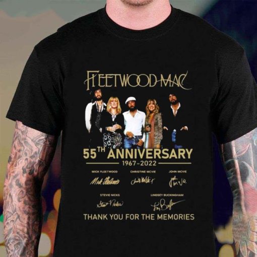 Fleetwood Mac 55th Anniversary 1967 2022 Signatures Shirt