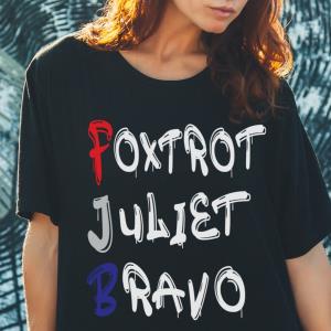 Foxtrot Juliet Bravo FJb Pro America Funny Shirt