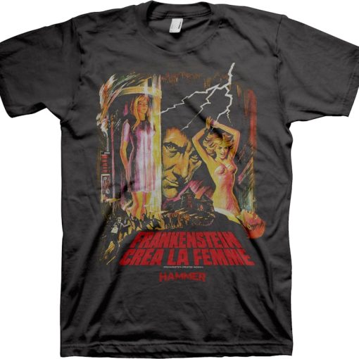 Frankenstein Created Woman Hammer Films T-Shirt
