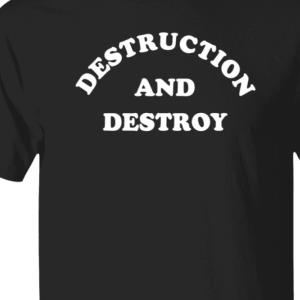 Ftwr Brand Store Marvin Hagler Destruction And Destroy Old School Boxing Club Shirt