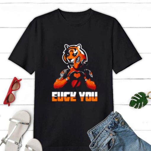 Fuck you Love You Cincinnati Bengals Deadpool Shirt