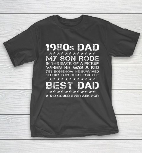 Funny 1980s Dad Boy Dad And Son Father’s Day T-Shirt