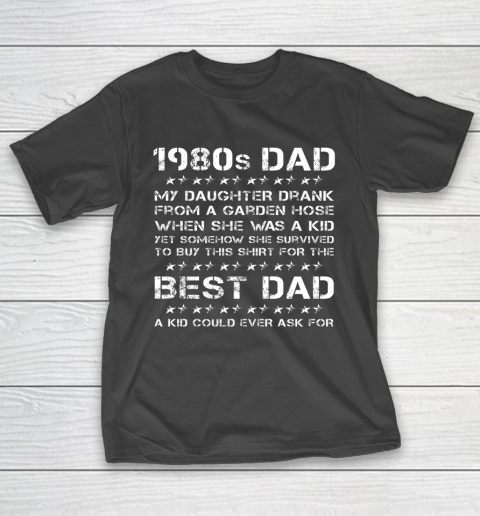 Funny 1980s Dad Girl Dad And Daughter Father’s Day T-Shirt