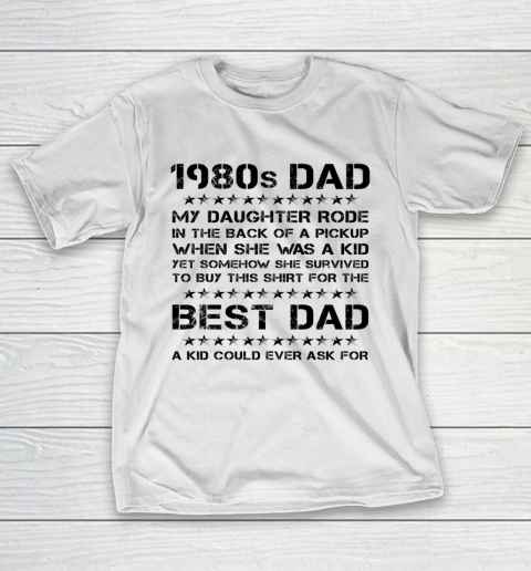 Funny Girl Dad 1980s Dad And Daughter Father’s Day T-Shirt
