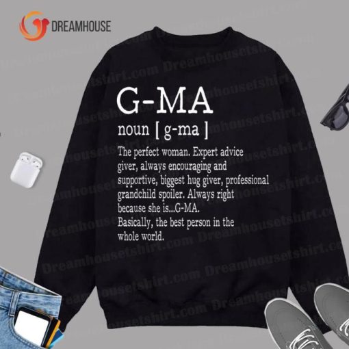G Ma Definition Grandma Mother Day Gifts Women Sweatshirt