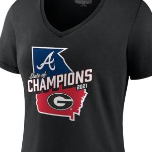 Georgia Bulldogs x Atlanta Braves State of Champions Shirt