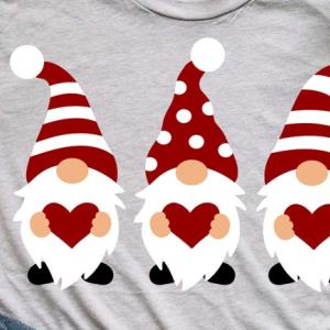 Gnomes with Hearts, Valentines Gnomes, Valentines Day Shirt