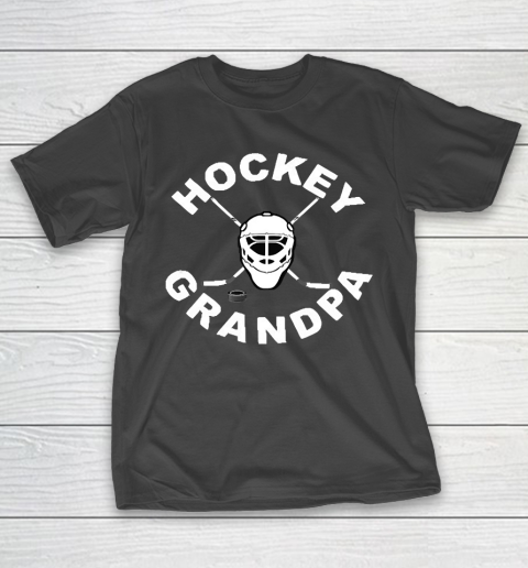 Grandpa Funny Gift Apparel  Mens Hockey Grandpa Hockey For Grandfathers T-Shirt