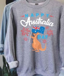 Happy Australia Day Kangaroo Sweatshirt 1