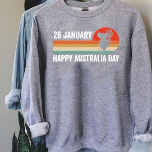 Happy Australia Day Retro Vintage Koala Australia Symbol Sweatshirt
