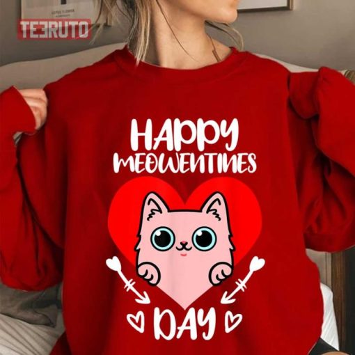 Happy Meowentines Day Cat’s Valentine Shirt