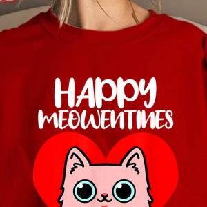 Happy Meowentines Day Cat’s Valentine Shirt