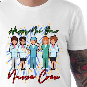 Happy New Year Hospital Nurse Crew And Doctors 2022 Shirt
