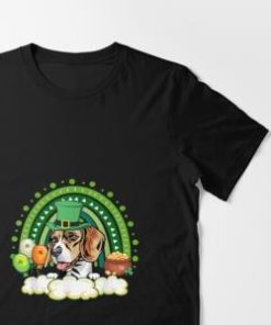 Happy St Patrick's Day Cute Lucky Rainbow Beagle Shamrock Dog Shirt 1 Happy St Patricks Day Cute Lucky Rainbow Beagle Shamrock Dog Shirt 2