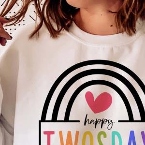 Happy Twosday 2-22-22  Teacher Sweatshirt