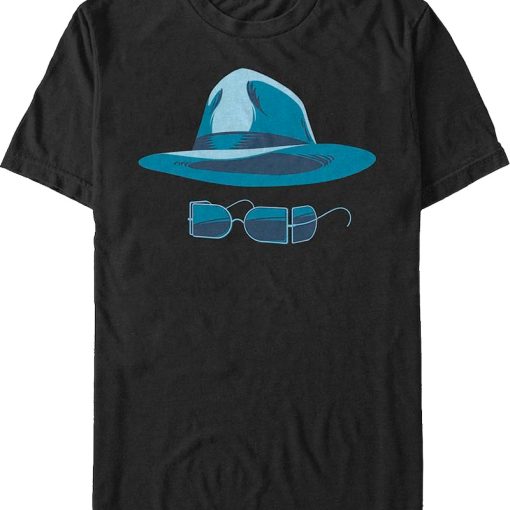 Hat And Glasses Invisible Man T-Shirt