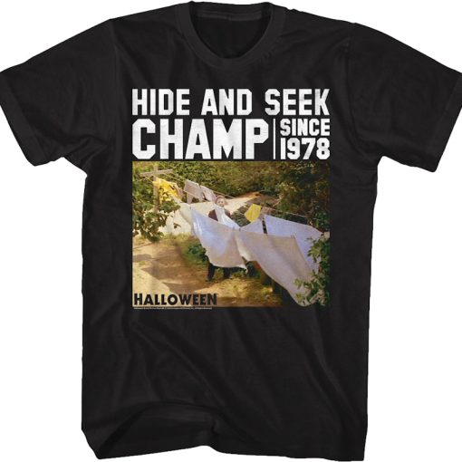 Hide And Seek Champ Since 1978 Halloween T-Shirt