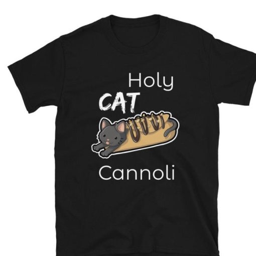 Holy Cat Cannoli, kitty Short Sleeve by Mega Kawaii Shirt