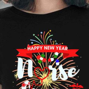 Hospital Nurse Crew Happy New Year 2022 Medical Instruments Shirt