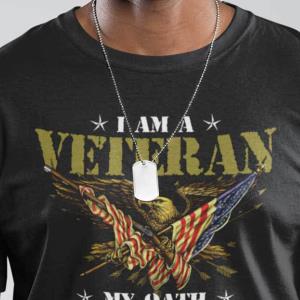 I Am A Veteran My Oath Never Expire Veteran Shirt