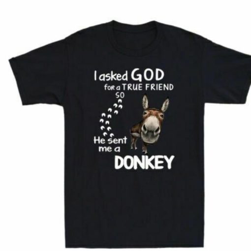 I Asked God For A True Friend So He Sent Me A Donkey Shirt
