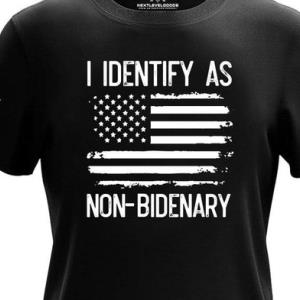 I identify as non-bedenary flag shirt