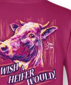 I wish a HeiFer Would Cow Shirt 2