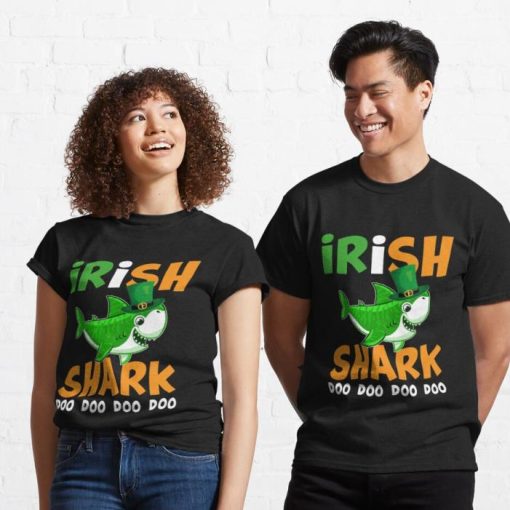 Irish Shark St Patrick Day St. Patricks Day Shirt