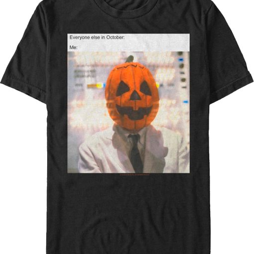 Jack-o’-Lantern Mask Meme Halloween III T-Shirt