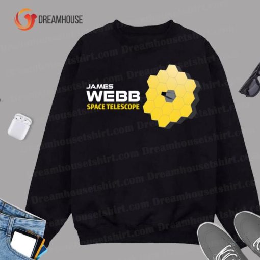 James Webb Space Telescope Hexagon Mirror NASA 2021 Sweatshirt