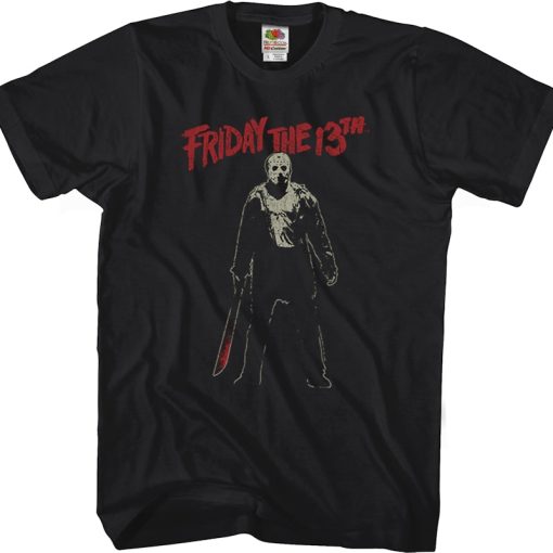 Jason Voorhees Machete Friday the 13th T-Shirt